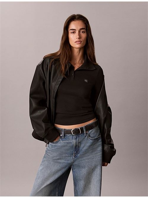 ls wvn label tneck herley CALVIN KLEIN JEANS | LV047H203GUB1